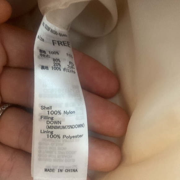 Moussy Down Filled Puffer Vest Gingham Check Plaid Windowpane Sz S - Picture 6 of 7